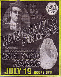 ELVIS COSTELLO & EMMYLOU HARRIS – Ekskluzivno sa Menhetna